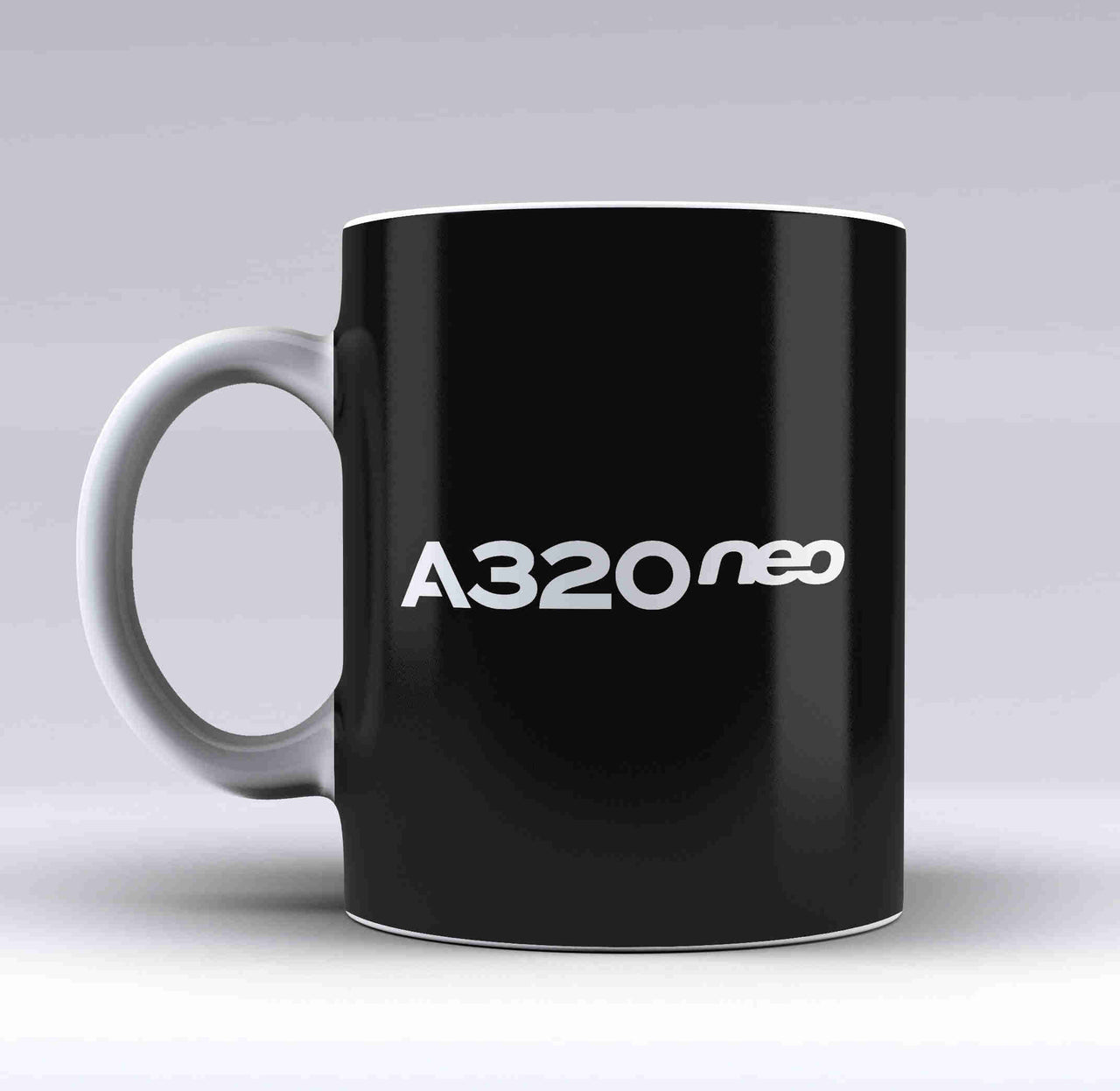 A320neo & Text Designed Mugs