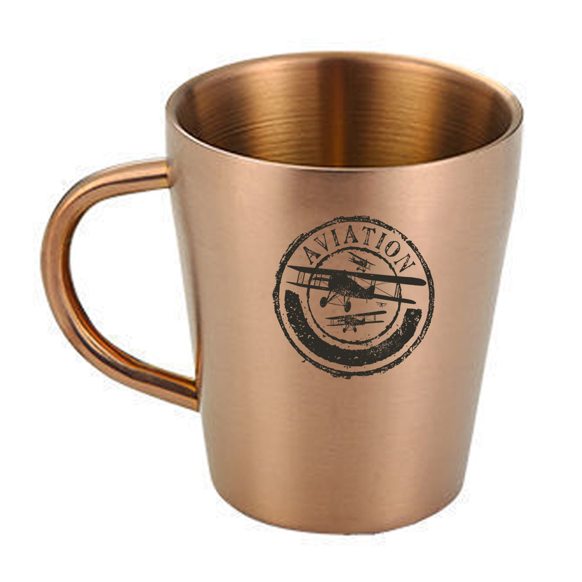 Aviation Lovers Designed Stainless Steel Coffee Mugs