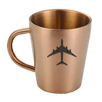 Thumbnail for Colourful Airplane Designed Stainless Steel Coffee Mugs