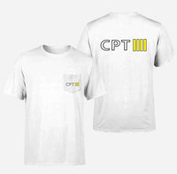 Thumbnail for CPT & 4 Lines Designed Pocket T-Shirts