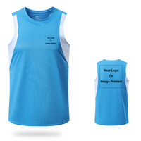 Thumbnail for Double-Side ONLY Logos Designed Sleveless Quick Dry Sports Tank Tops