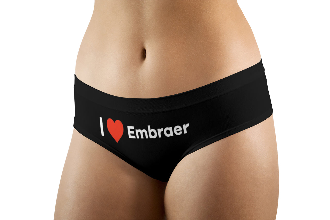 I Love Embraer Designed Women Panties & Shorts