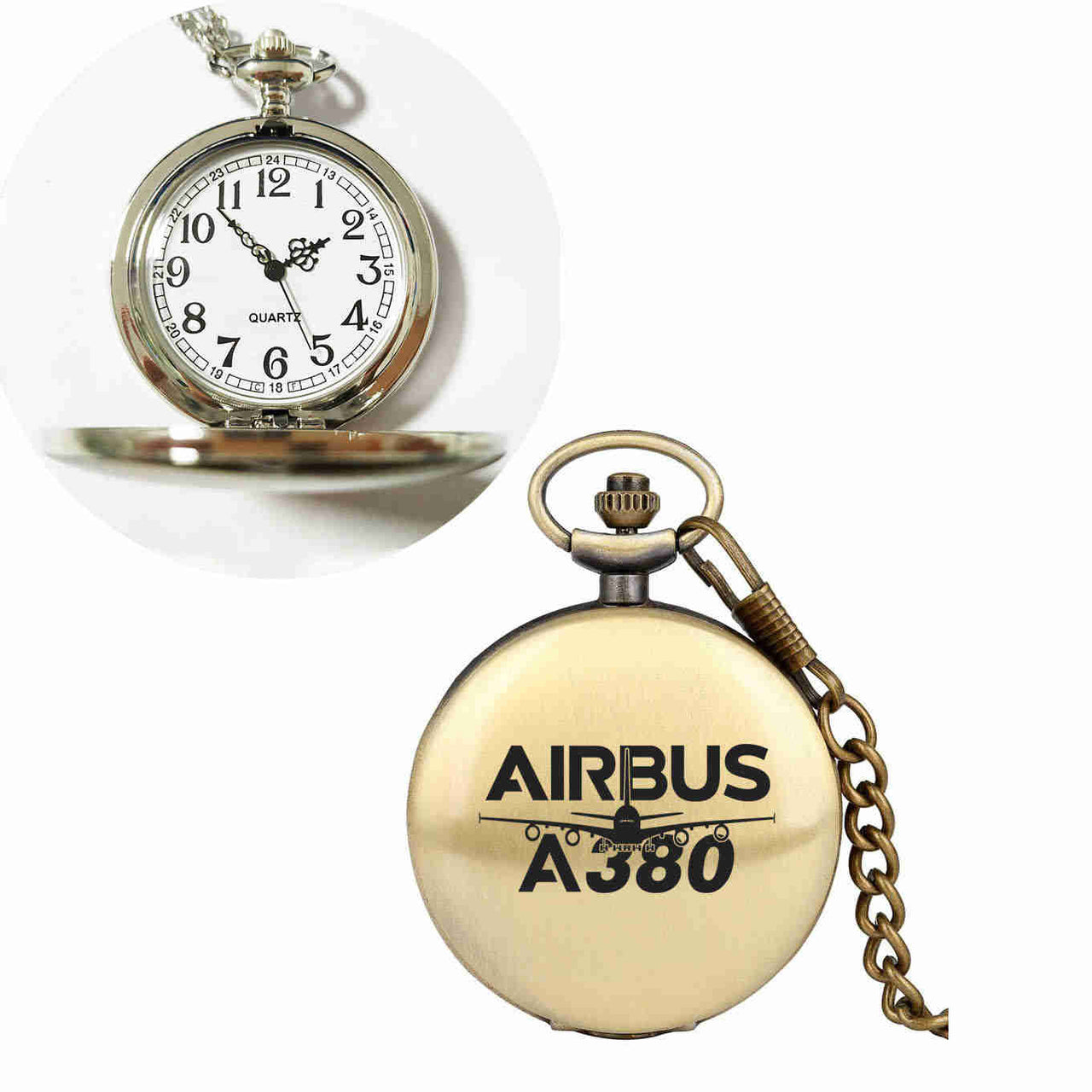 Amazing Airbus A380 Designed Pocket Watches