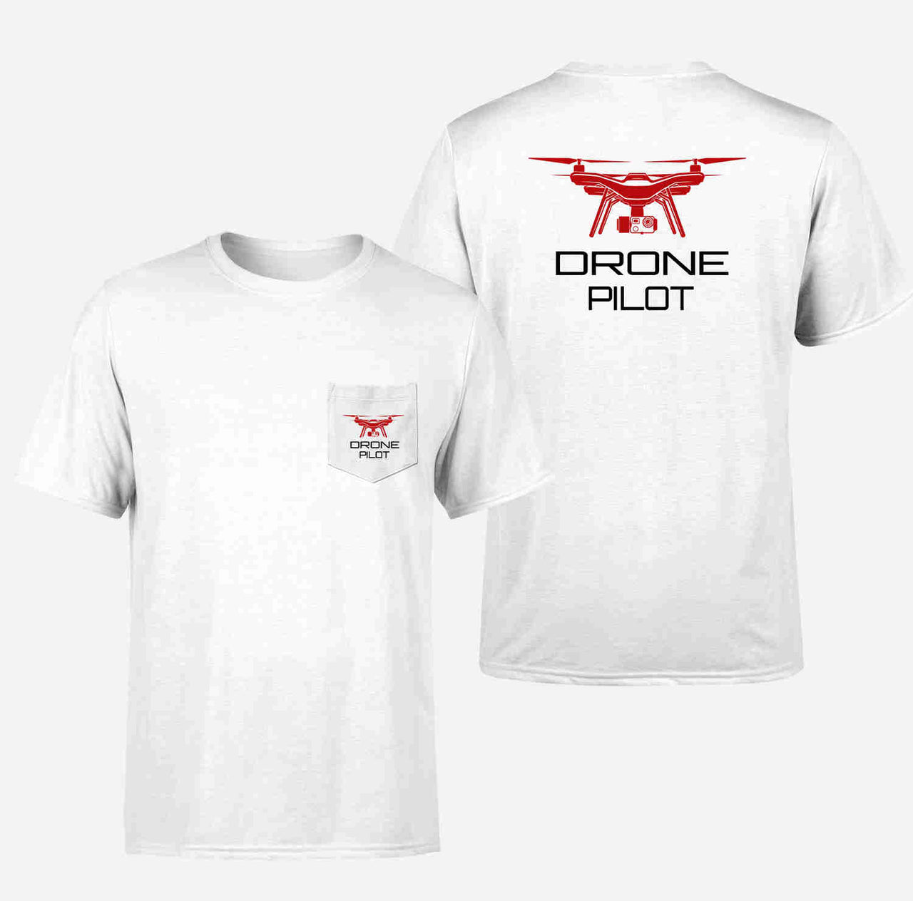 Drone Pilot Designed Pocket T-Shirts