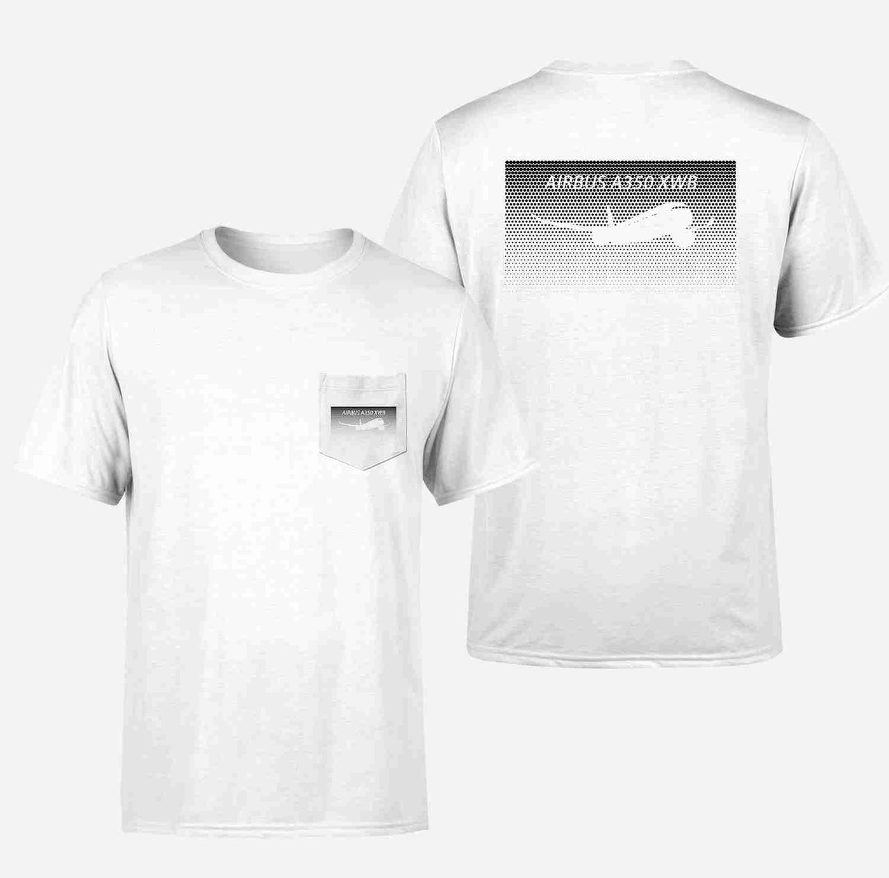 Airbus A350XWB & Dots Designed Pocket T-Shirts