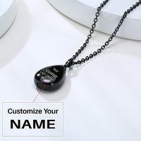 Thumbnail for Your Custom Design & Image & Logo & Text Design  Can open droplet shaped pendant