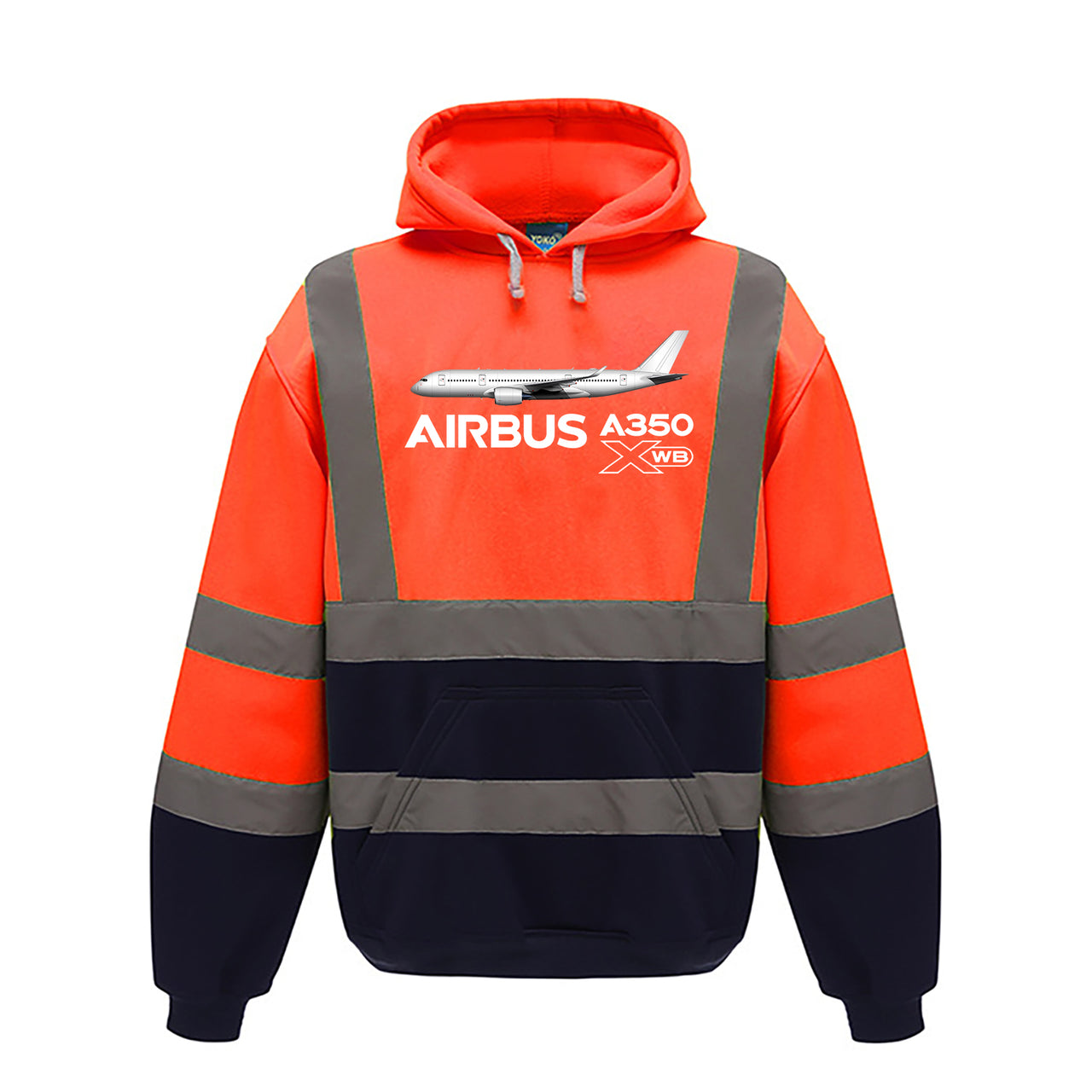 The Airbus A350 WXB Designed Reflective Hoodies