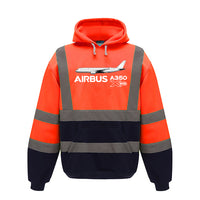 Thumbnail for The Airbus A350 WXB Designed Reflective Hoodies