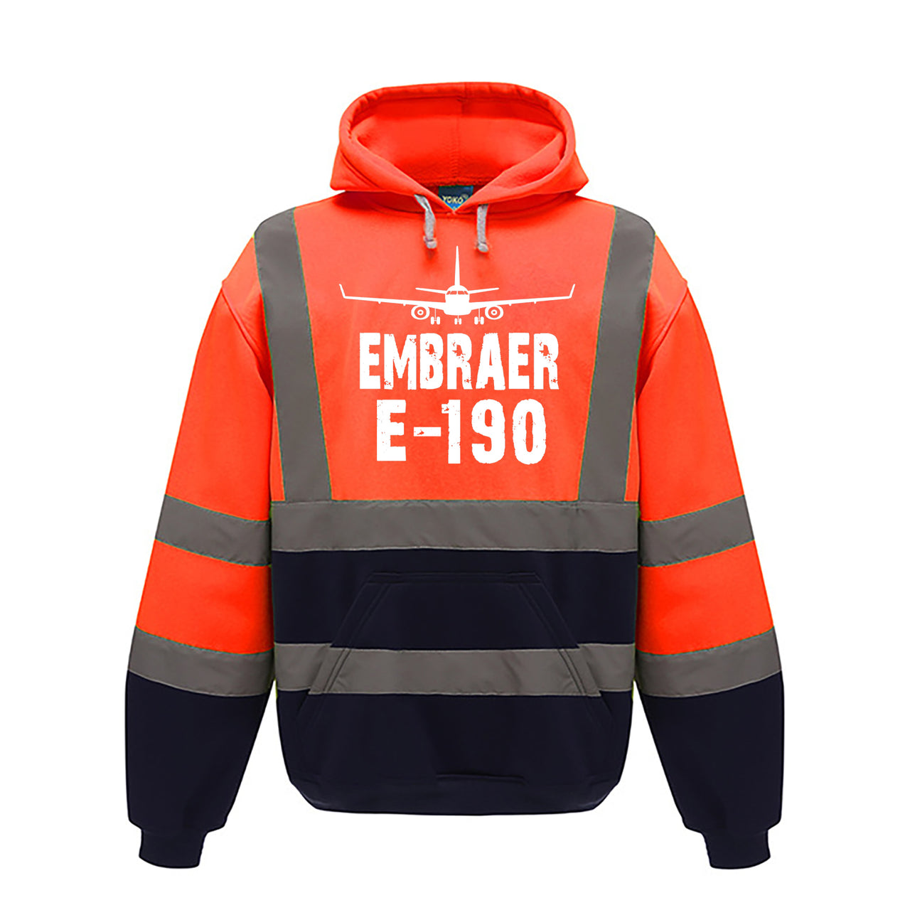 Embraer E-190 & Plane Designed Reflective Hoodies