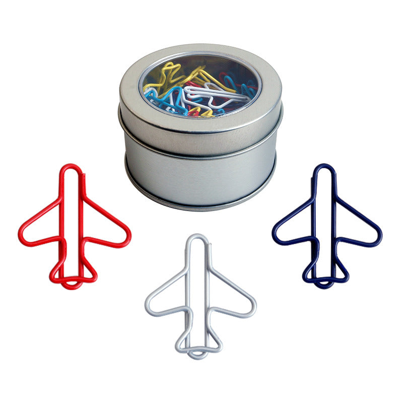 Many Colors Aircraft Plane Paper Clips