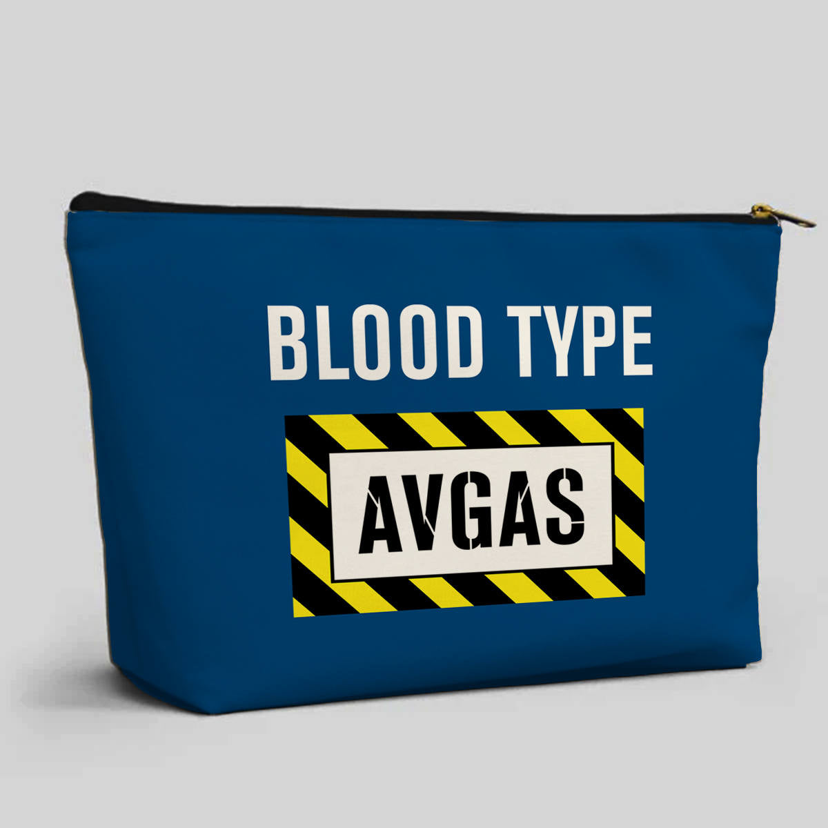 Blood Type AVGAS Designed Zipper Pouch