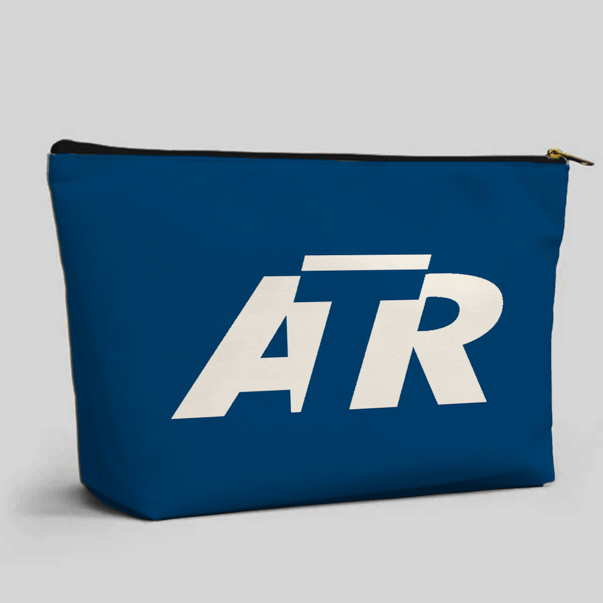 ATR & Text Designed Zipper Pouch