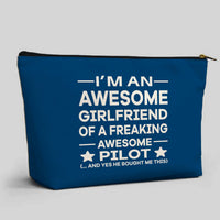 Thumbnail for I am an Awesome Girlfriend Designed Zipper Pouch