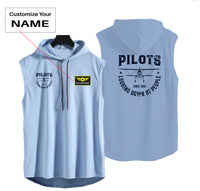 Thumbnail for Pilots Looking Down at People Since 1903 Designed Hooded Tank Tops