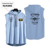 Thumbnail for Jet Fighter - The Sky is Yours Designed Hooded Tank Tops