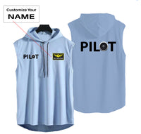 Thumbnail for Pilot & Jet Engine Designed Hooded Tank Tops