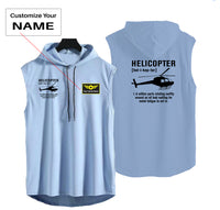 Thumbnail for Helicopter [Noun] Designed Hooded Tank Tops