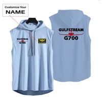 Thumbnail for Amazing Gulfstream G700 Designed Hooded Tank Tops