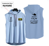 Thumbnail for Student Pilot (Helicopter) Designed Hooded Tank Tops