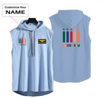 Thumbnail for Colourful Cabin Crew Designed Hooded Tank Tops