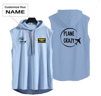 Thumbnail for Plane Crazy Designed Hooded Tank Tops