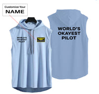 Thumbnail for World's Okayest Pilot Designed Hooded Tank Tops