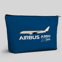 Thumbnail for The Airbus A350 WXB Designed Zipper Pouch