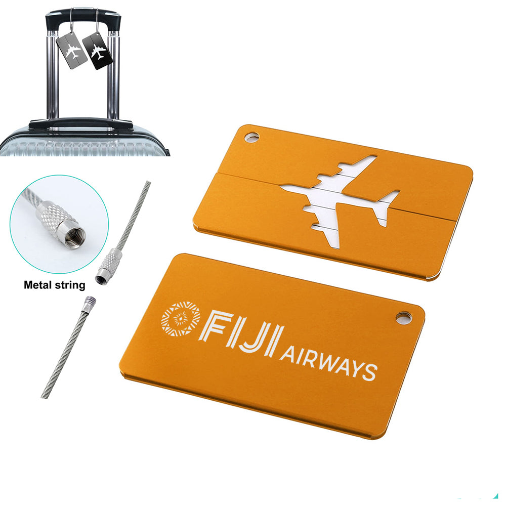 Fiji Airways Airlines Designed Aluminum Luggage Tags