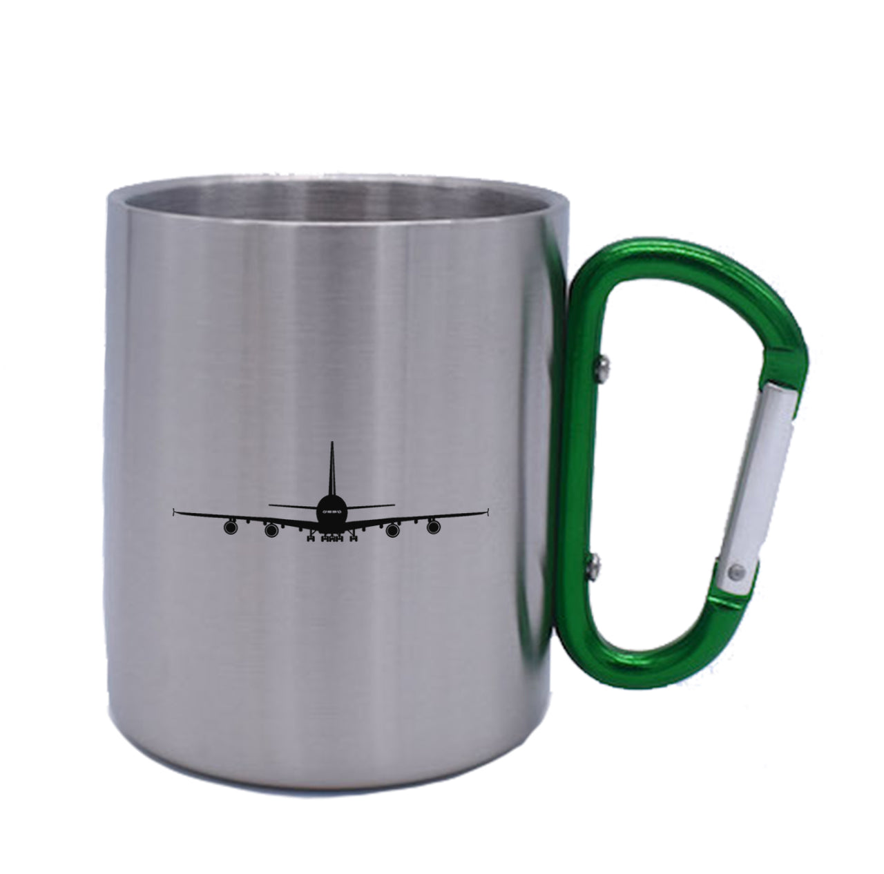 Airbus A380 Silhouette Designed Stainless Steel Outdoors Mugs