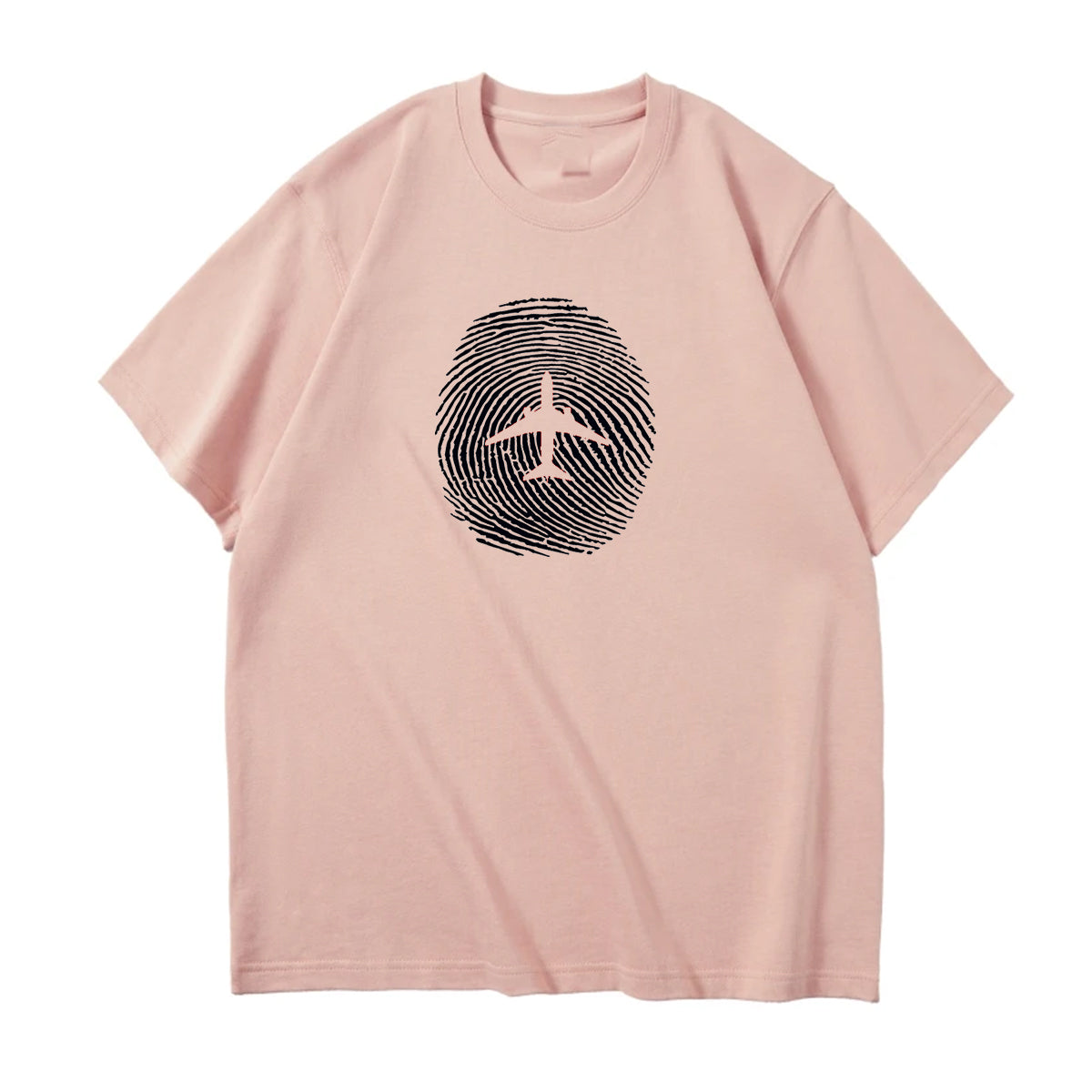 Aviation Finger Print Designed Relax Fit T-Shirts