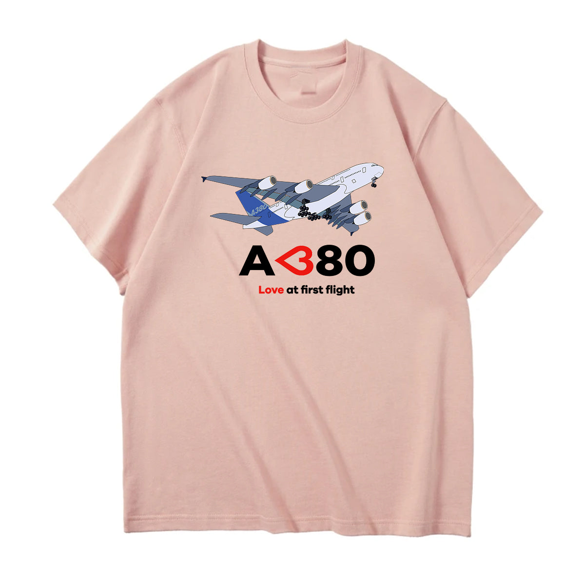 Airbus A380 Love at first flight Designed Relax Fit T-Shirts