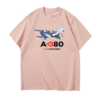 Thumbnail for Airbus A380 Love at first flight Designed Relax Fit T-Shirts