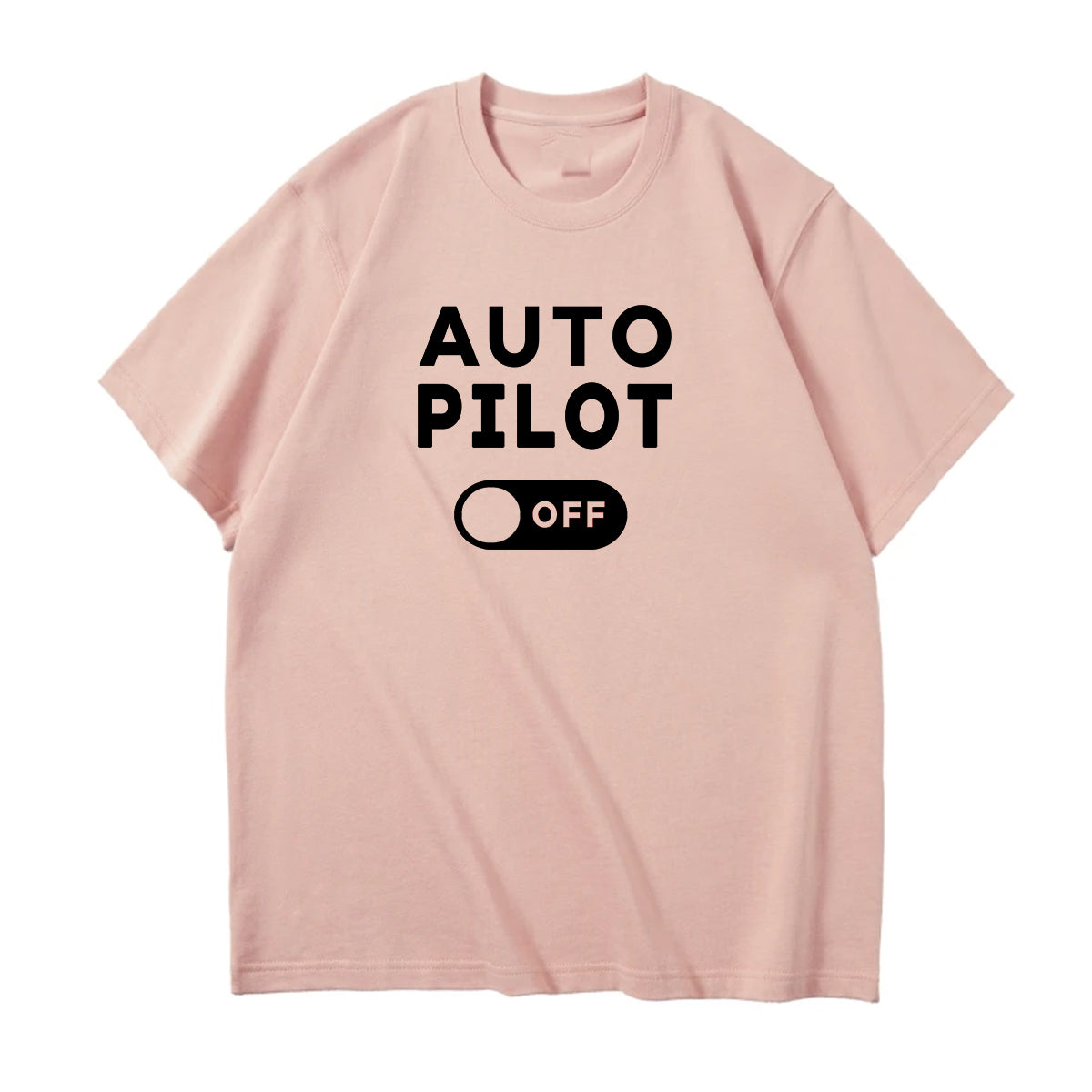 Auto Pilot Off Designed Relax Fit T-Shirts