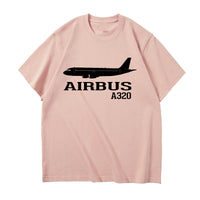 Thumbnail for Airbus A320 Printed Designed Relax Fit T-Shirts