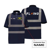 Thumbnail for Flying Designed Reflective Polo T-Shirts