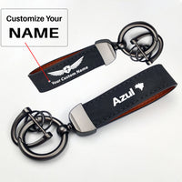 Thumbnail for Azul Airlines Design Horseshoe Buckle Key Chains