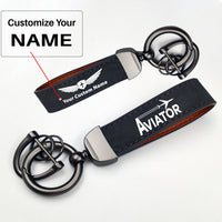 Thumbnail for Aviator Design Horseshoe Buckle Key Chains