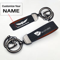 Thumbnail for Virgin Australia Airlines Design Horseshoe Buckle Key Chains