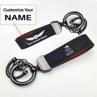 Thumbnail for Student Pilot (Helicopter) Design Horseshoe Buckle Key Chains