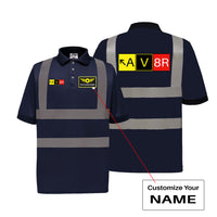 Thumbnail for AV8R Designed Reflective Polo T-Shirts