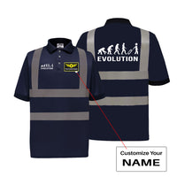 Thumbnail for Pilot Evolution Designed Reflective Polo T-Shirts