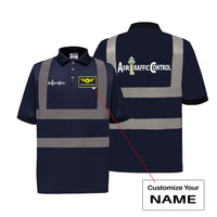 Thumbnail for Air Traffic Control Designed Reflective Polo T-Shirts