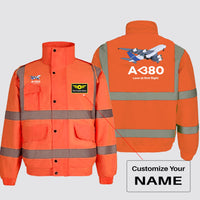 Thumbnail for Airbus A380 Love at first flight Designed Reflective Winter Jackets