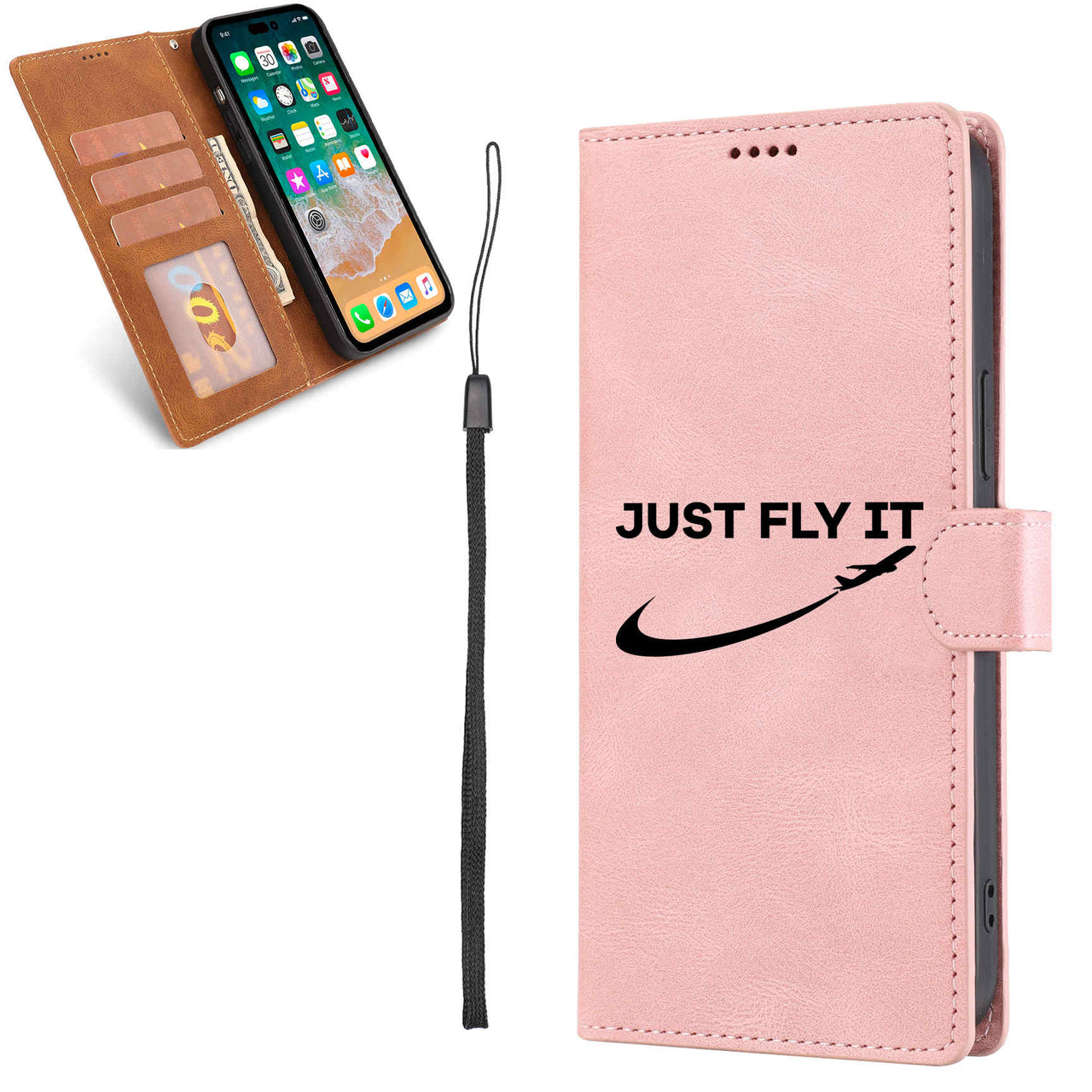 Just Fly It 2 Designed Leather Samsung S & Note Cases