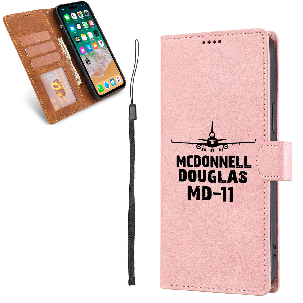 McDonnell Douglas MD-11 & Plane Designed Leather Samsung S & Note Cases