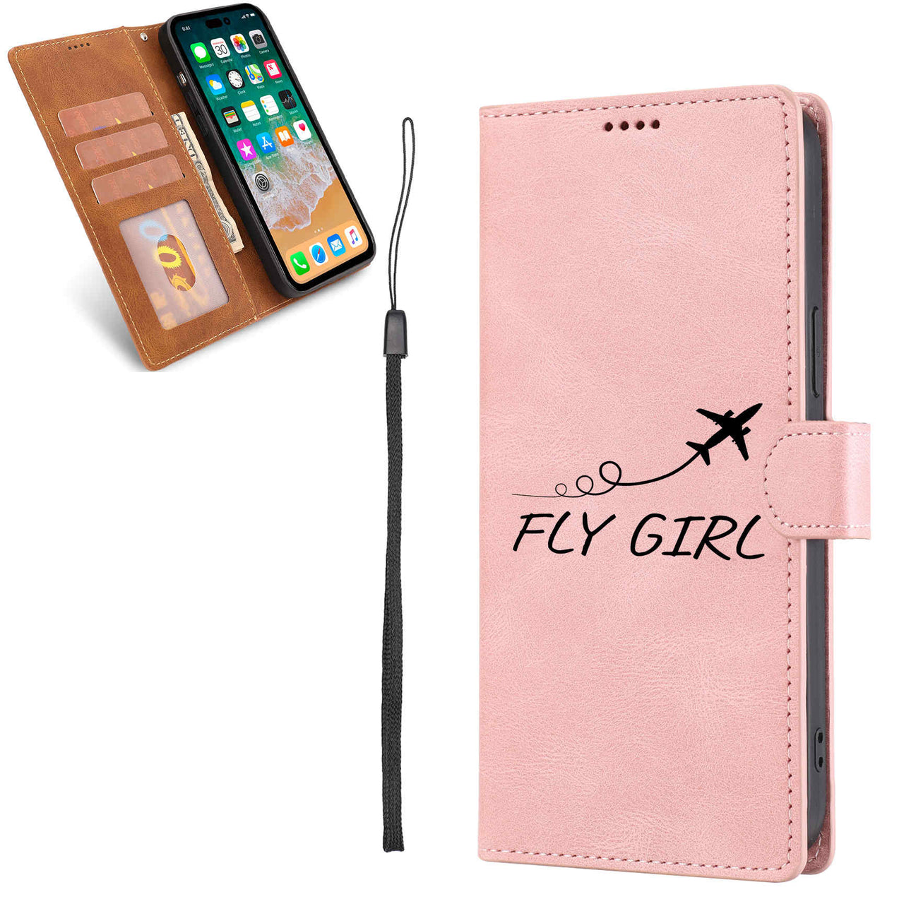 Just Fly It & Fly Girl Designed Leather Samsung S & Note Cases