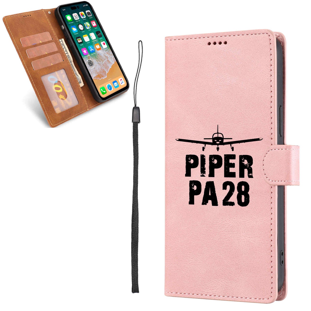 Piper PA28 & Plane Designed Leather Samsung S & Note Cases