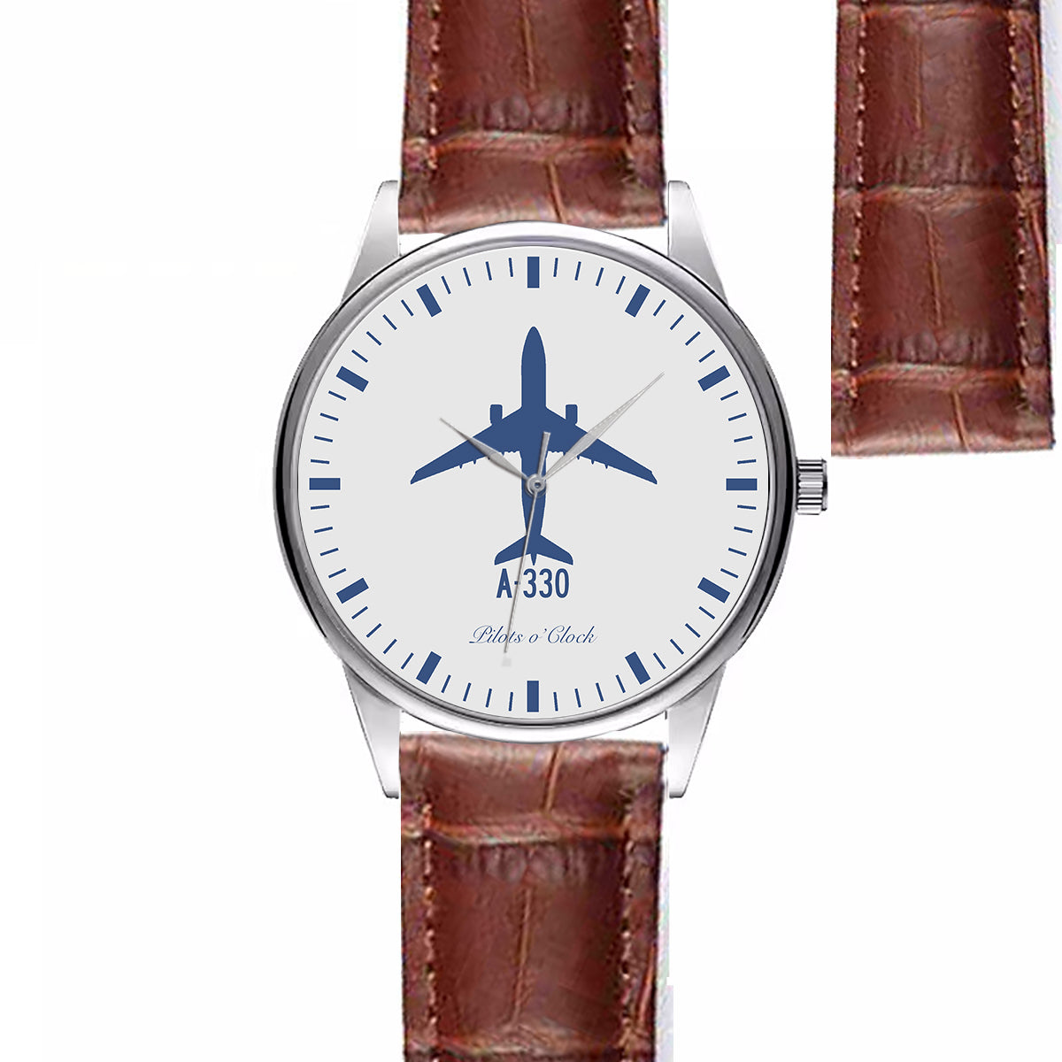 Airbus A330 Designed Fashion Leather Strap Watches