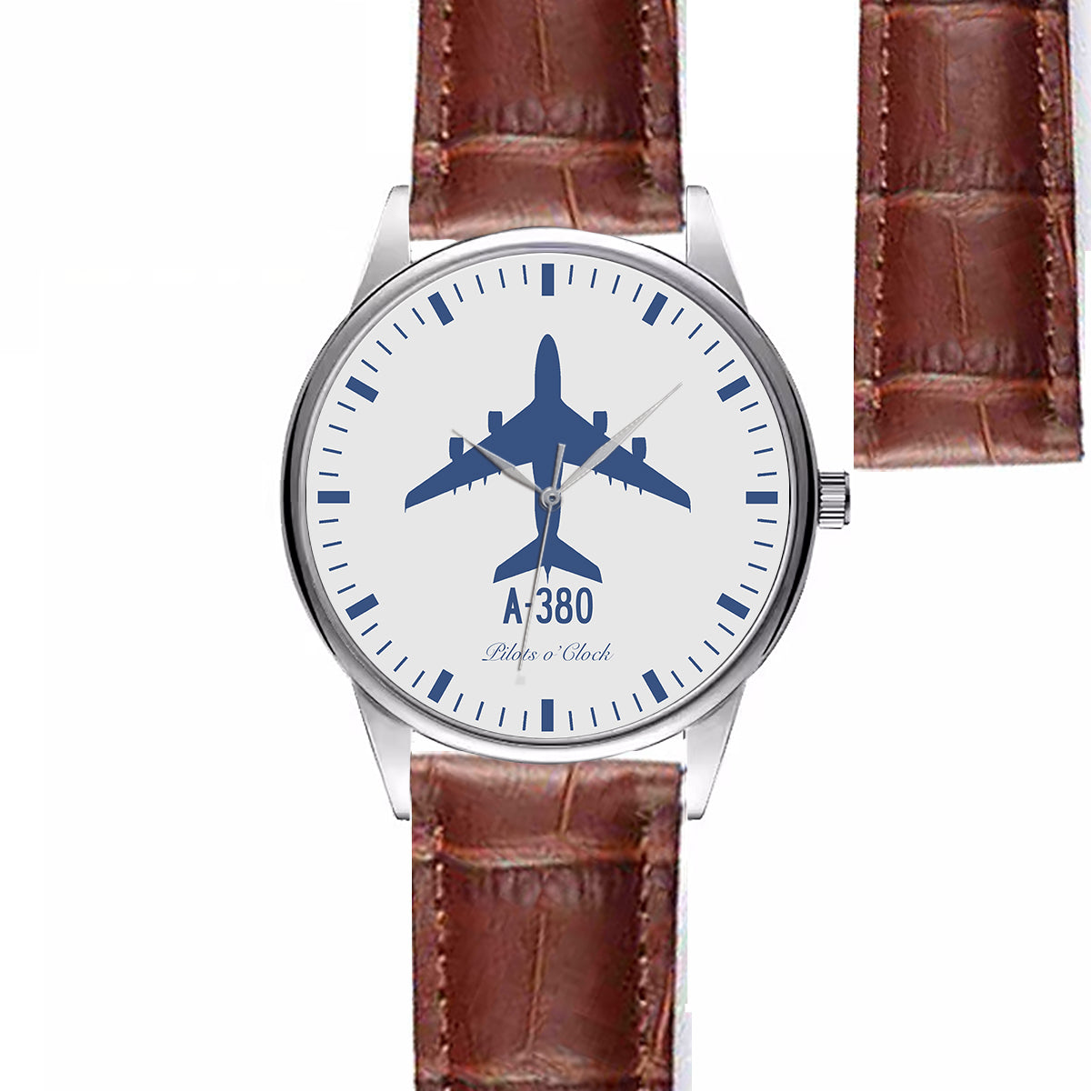 Airbus A380 Designed Fashion Leather Strap Watches