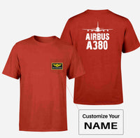 Thumbnail for Airbus A380 & Plane Designed Pocket T-Shirts